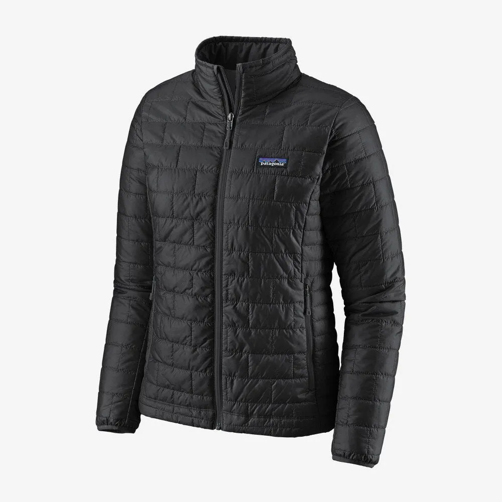 LADIES PATAGONIA NANO PUFF JACKET - BLACK