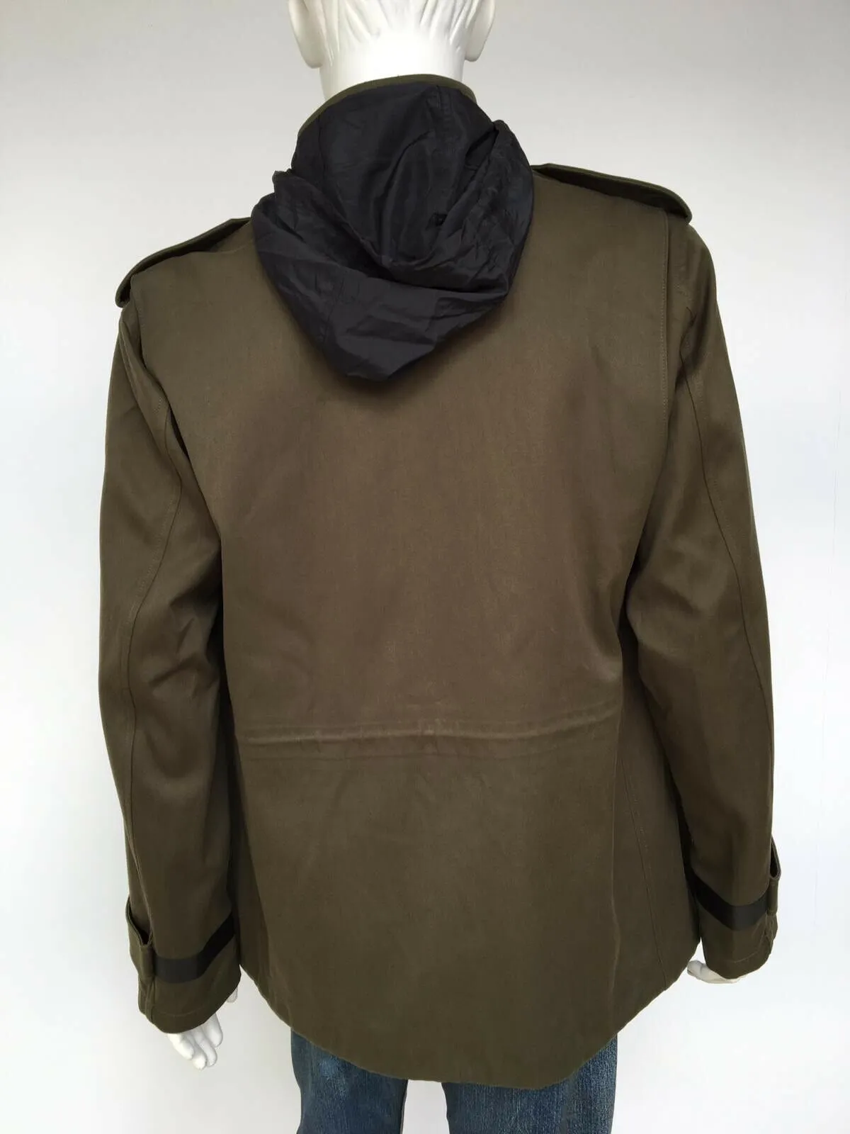 Leather Trim Field Jacket