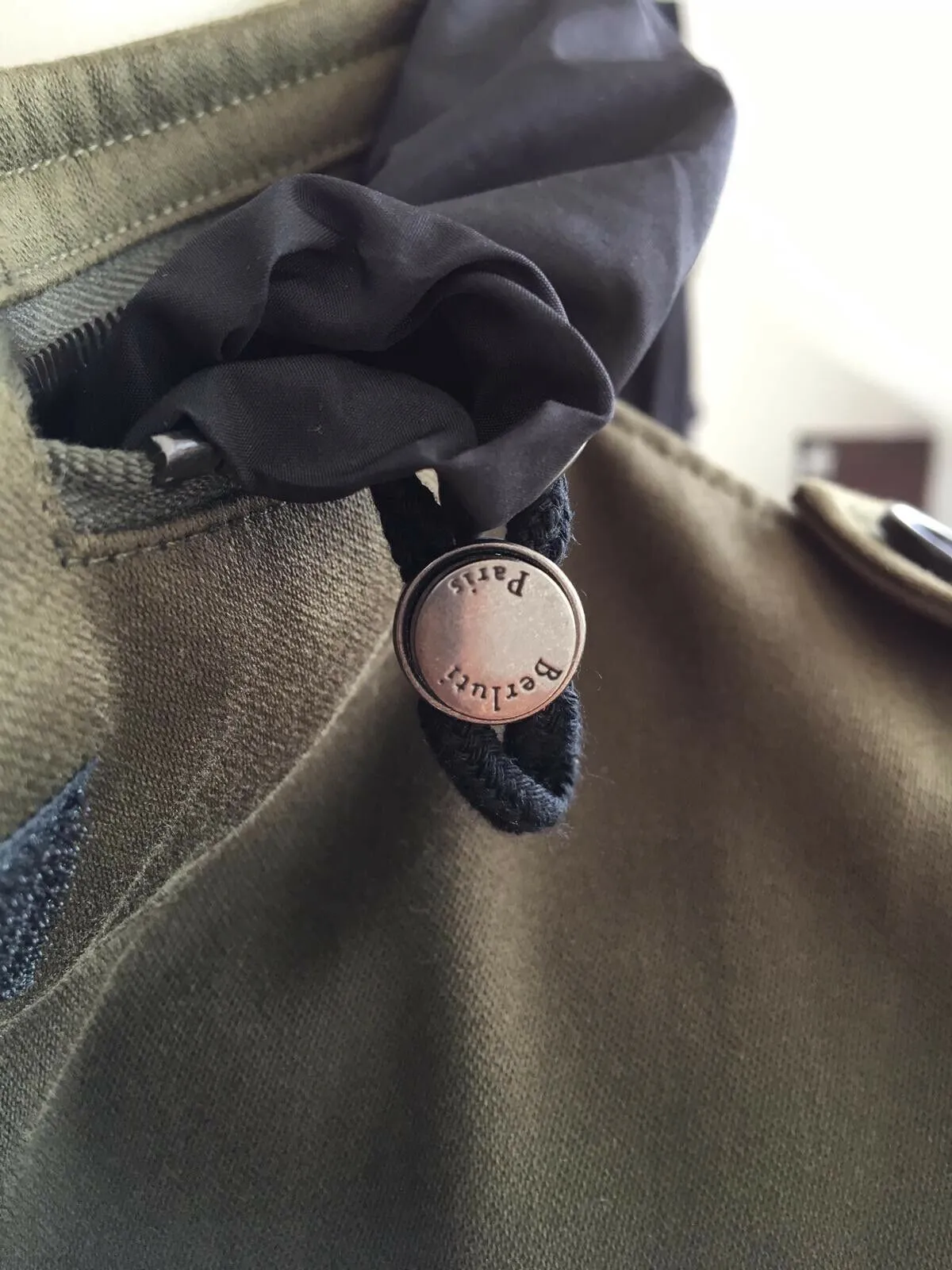 Leather Trim Field Jacket
