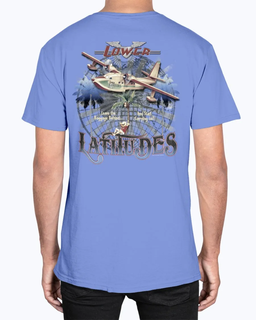 Leave the Baggage Behind & Start Carrying On 6.1 Oz Soft Washed Cotton T-shirt