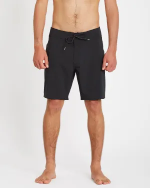 Lido Solid Mod 18" Boardshort - BLACK