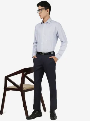Light Blue Solid Regular fit Formal Shirt | JadeBlue