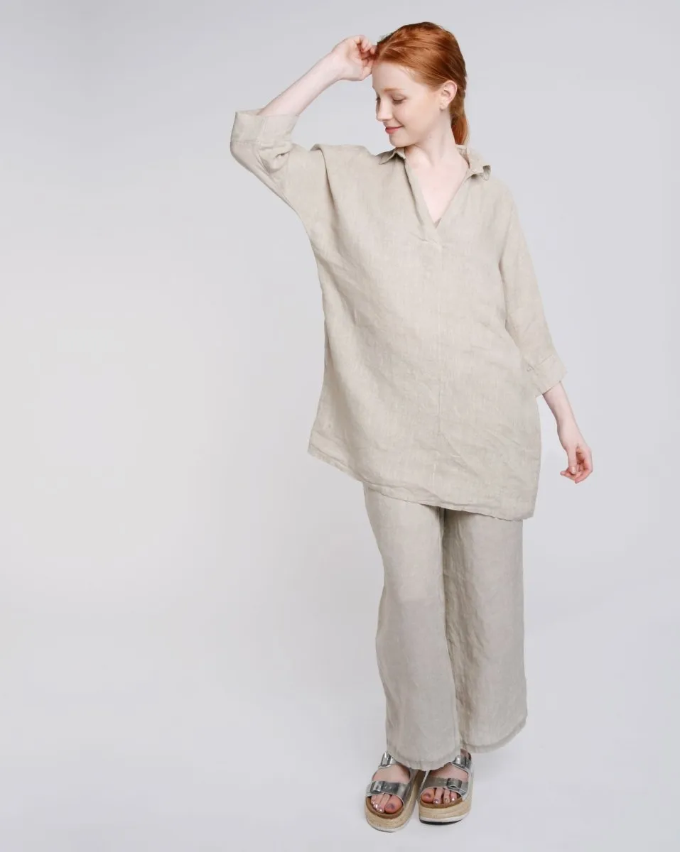 Linen Popover Tunic