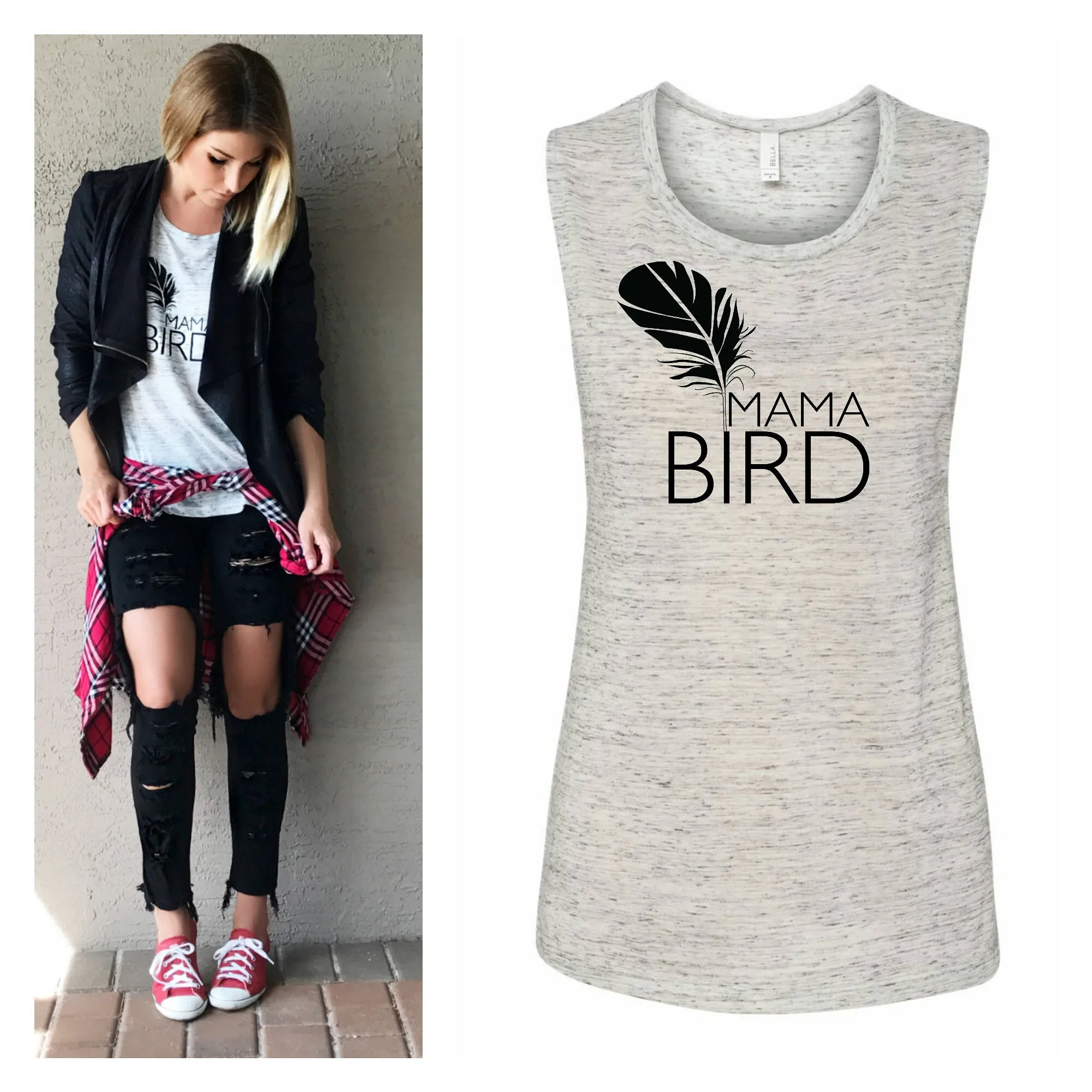 Mama Bird - Muscle Tank