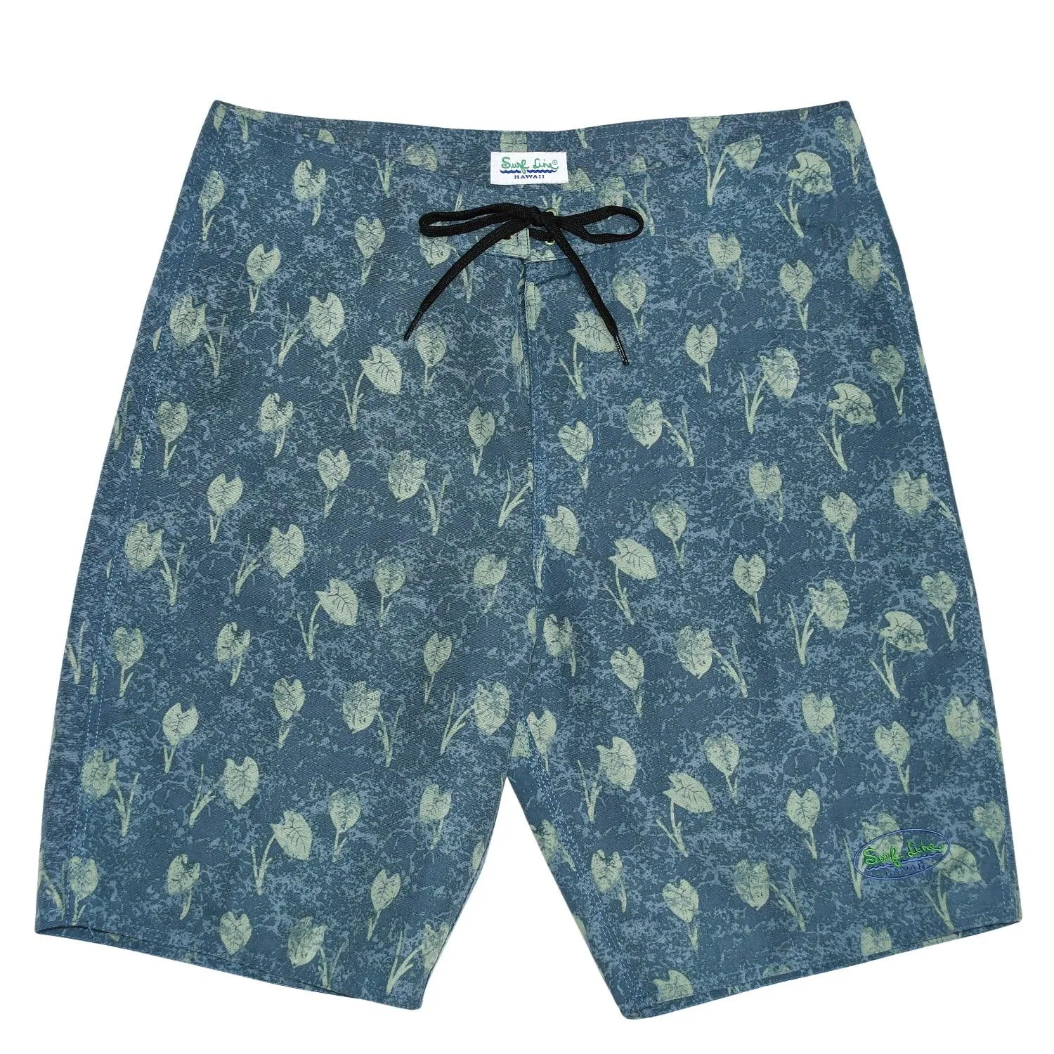 Men's Classic Boardshorts - Taro Leaves Green