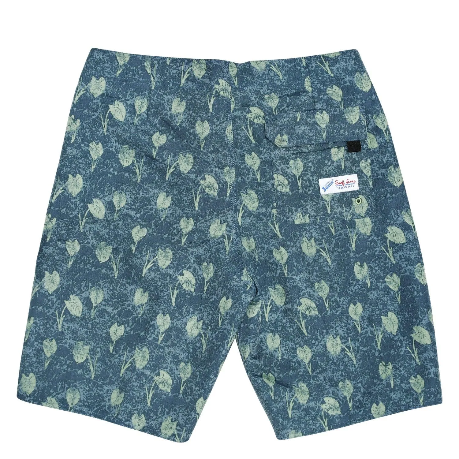 Men's Classic Boardshorts - Taro Leaves Green