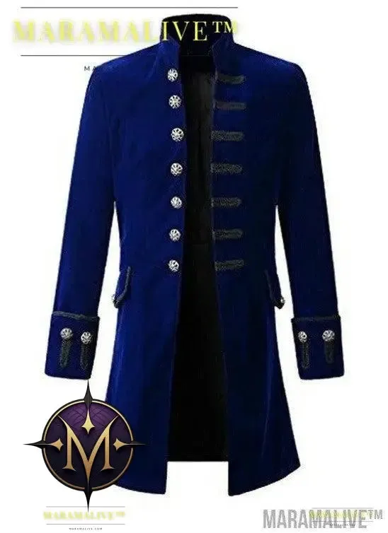 Men's Coat Fashion Steampunk Retro Men's Uniform
