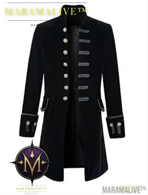 Men's Coat Fashion Steampunk Retro Men's Uniform