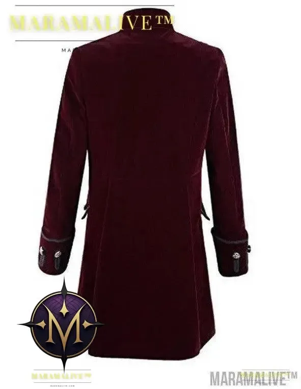 Men's Coat Fashion Steampunk Retro Men's Uniform
