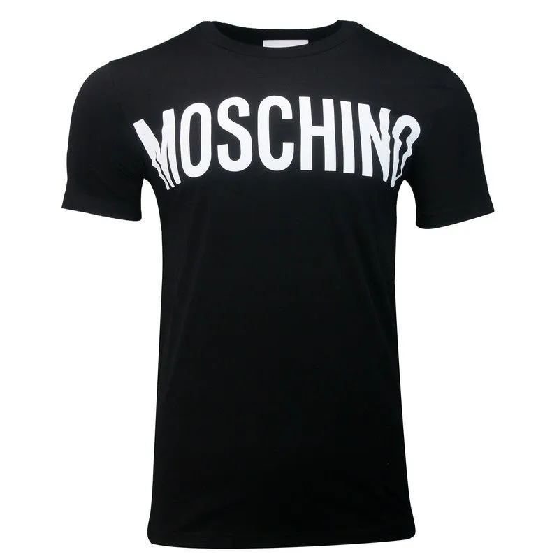 Men's Moschino Couture Cotton T-shirt With Logo Print