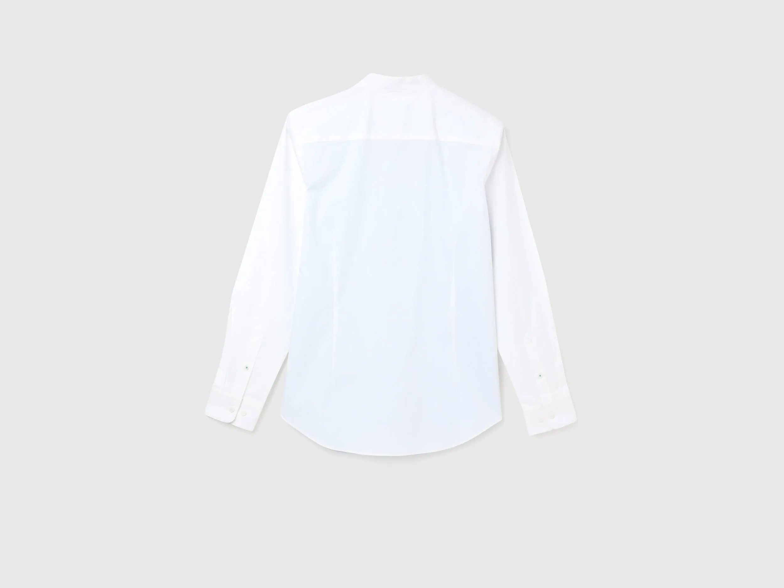 Men's Slim Fit Mandarin Collar Color Block Shirts