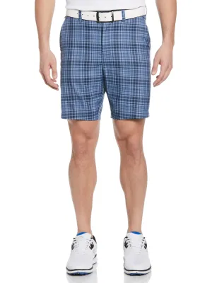 Mens Sun Worn Plaid Ergo Short