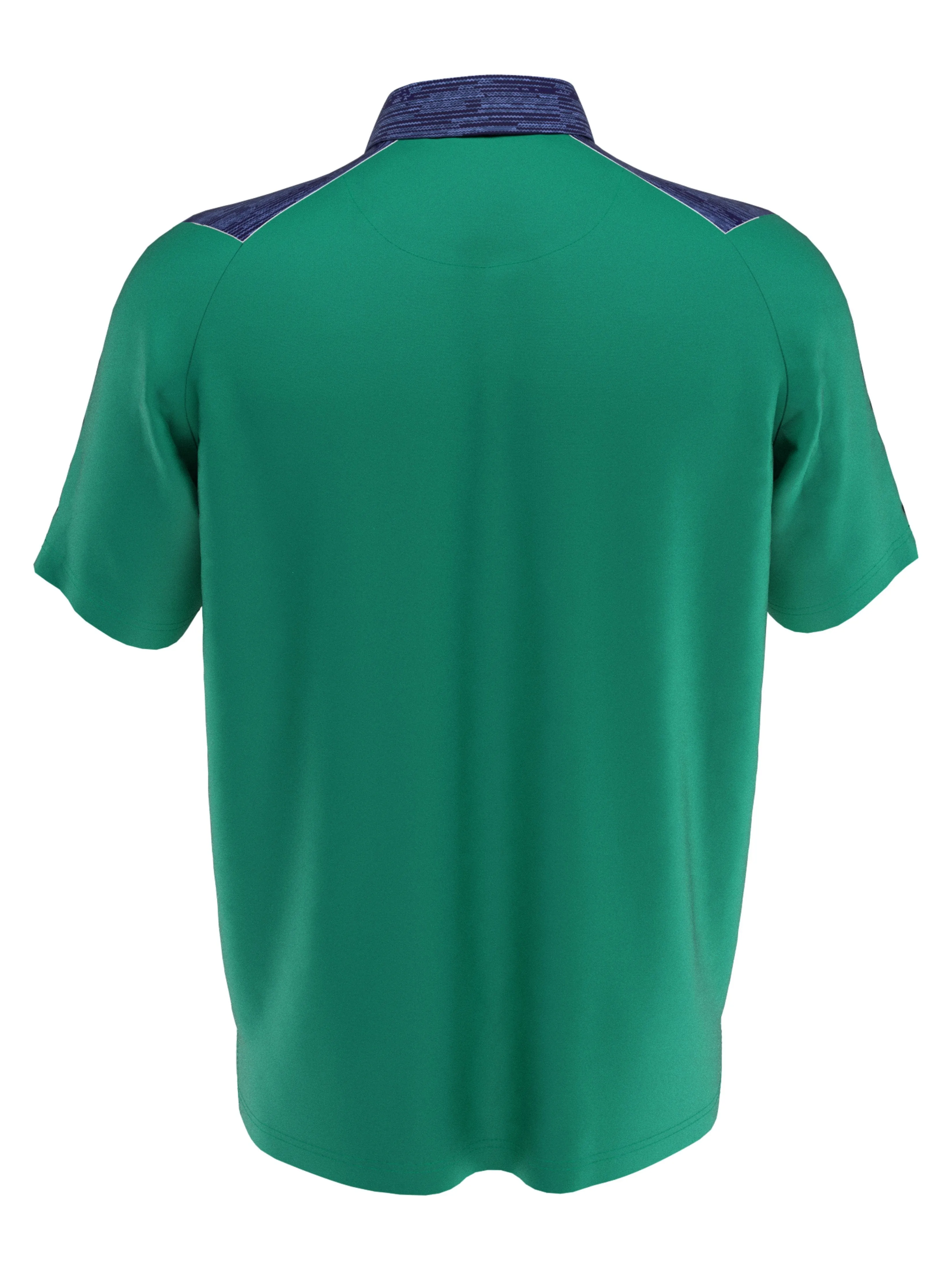 Mens Swing Tech™ Engineered Chevron Print Jacquard Polo