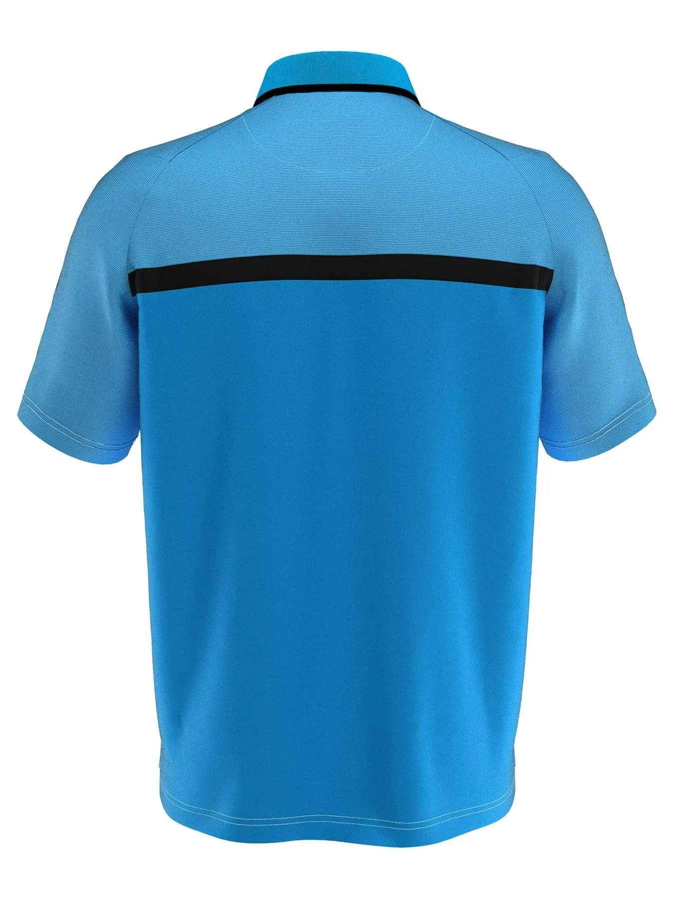 Mens Swing Tech™ Fine Line Color Block Polo