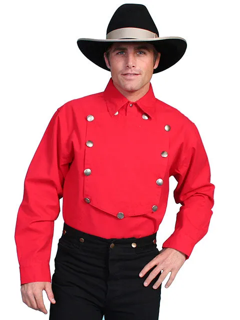 Men's Western Shirt Collection: Scully Rangewear Classic Bib