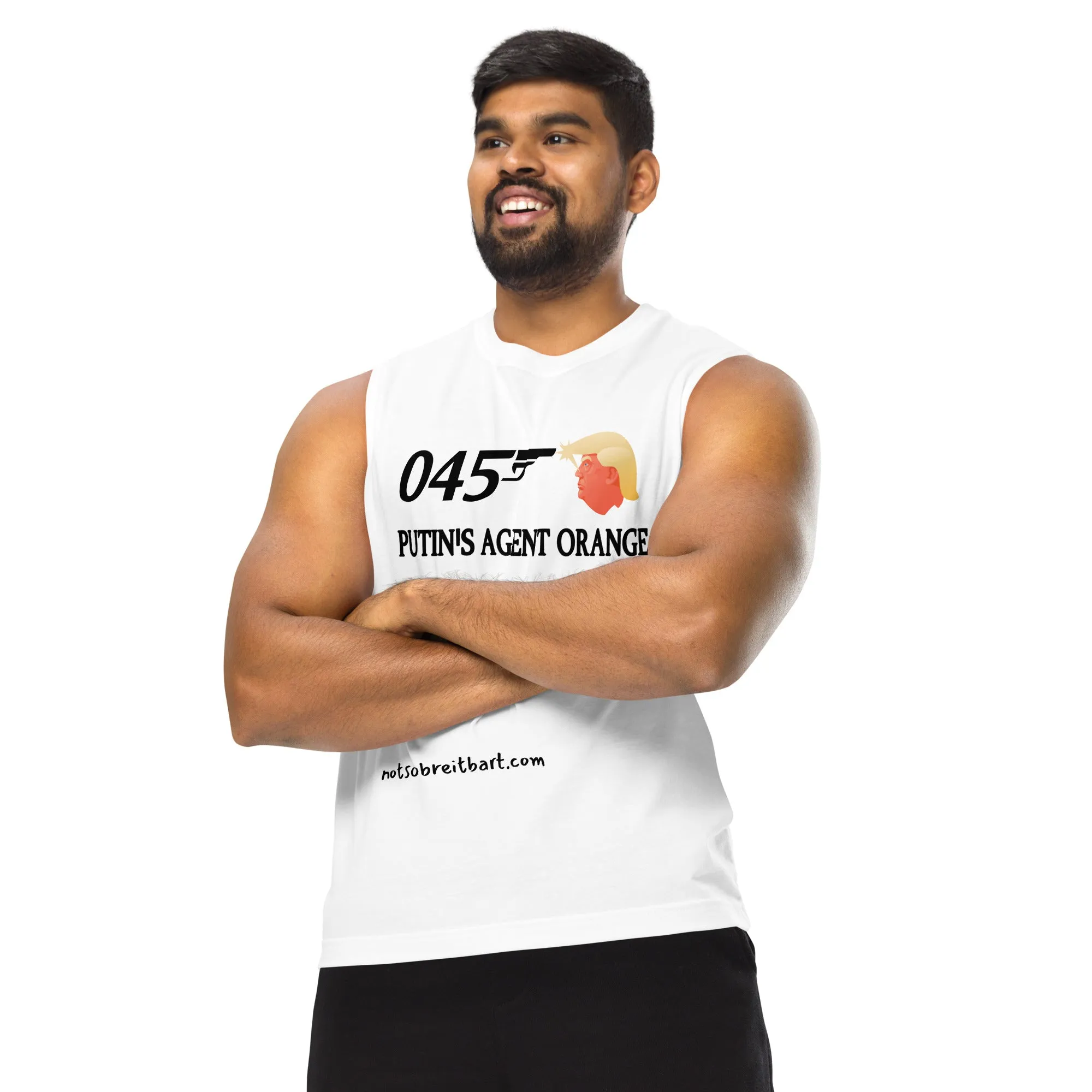 Muscle 045 Putin's Agent Men's Tank Top