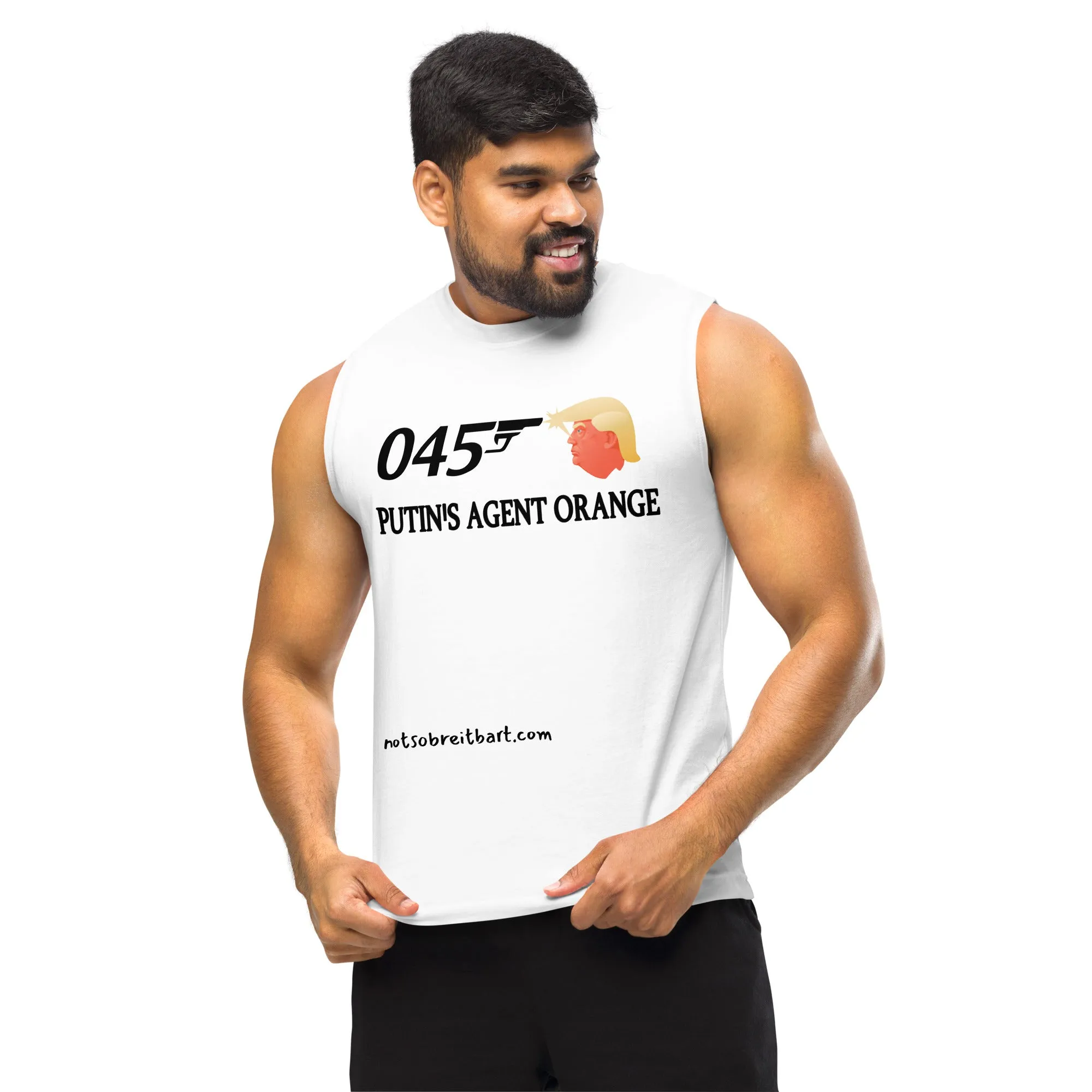 Muscle 045 Putin's Agent Men's Tank Top