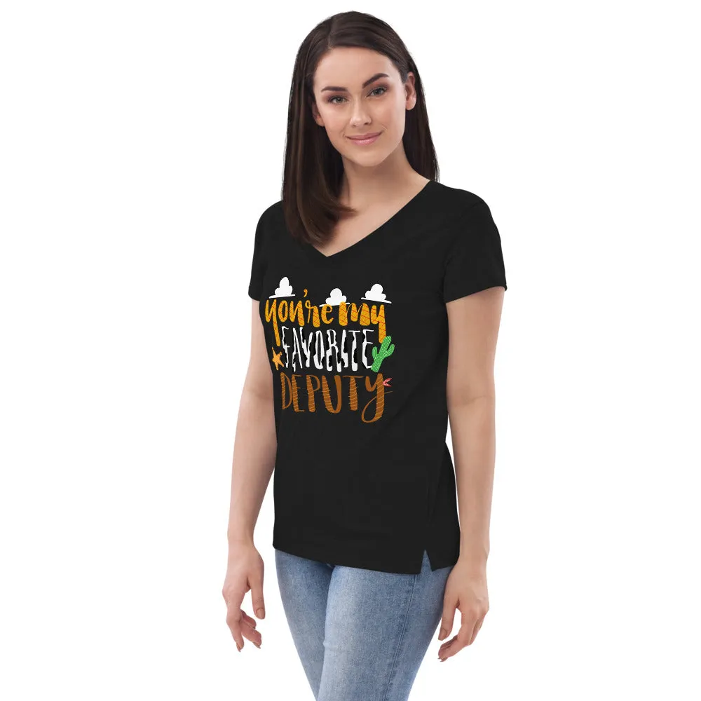 My Favorite Deputy V-Neck Tee (Women's)