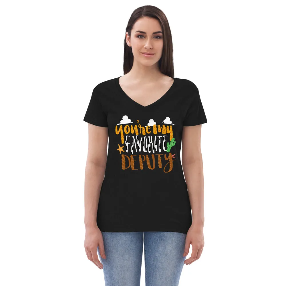 My Favorite Deputy V-Neck Tee (Women's)
