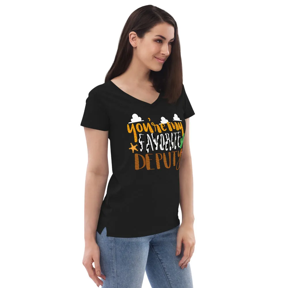 My Favorite Deputy V-Neck Tee (Women's)