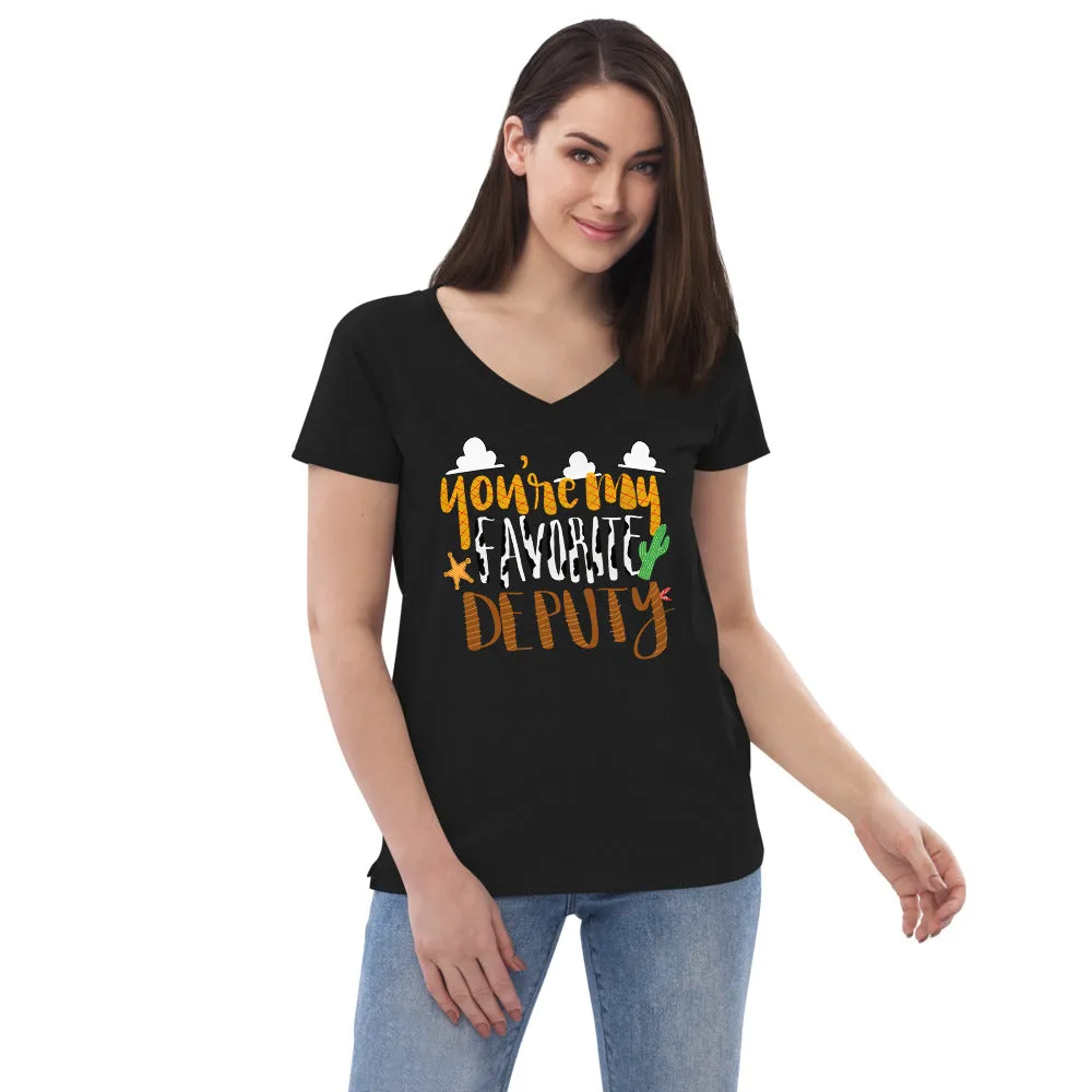 My Favorite Deputy V-Neck Tee (Women's)