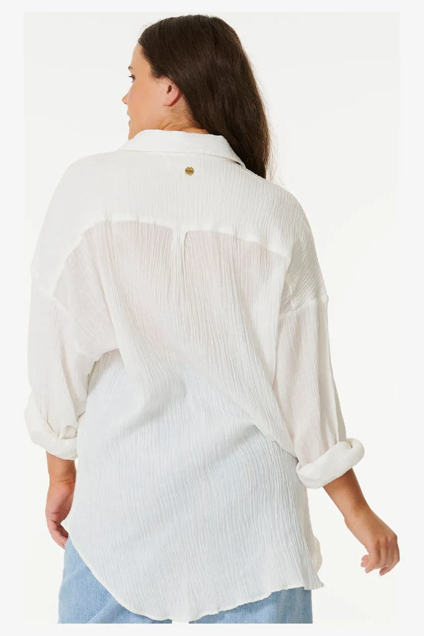 PREMIUM SURF HOLIDAY SHIRT - WHITE