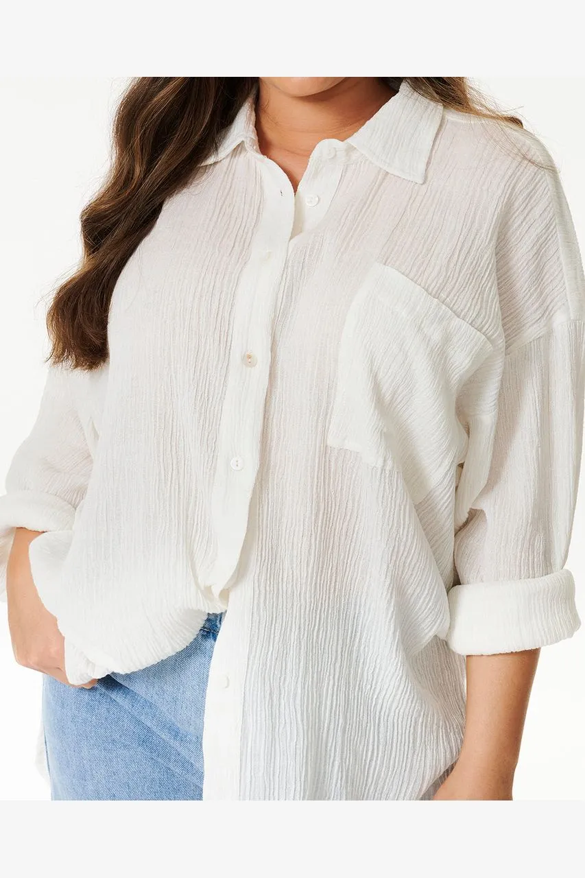 PREMIUM SURF HOLIDAY SHIRT - WHITE