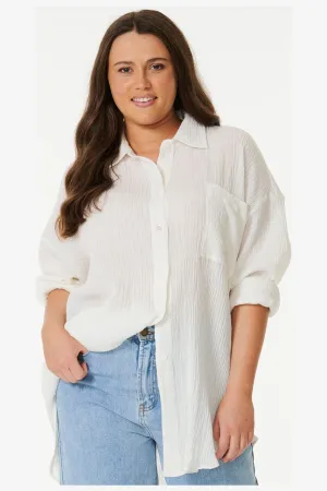 PREMIUM SURF HOLIDAY SHIRT - WHITE
