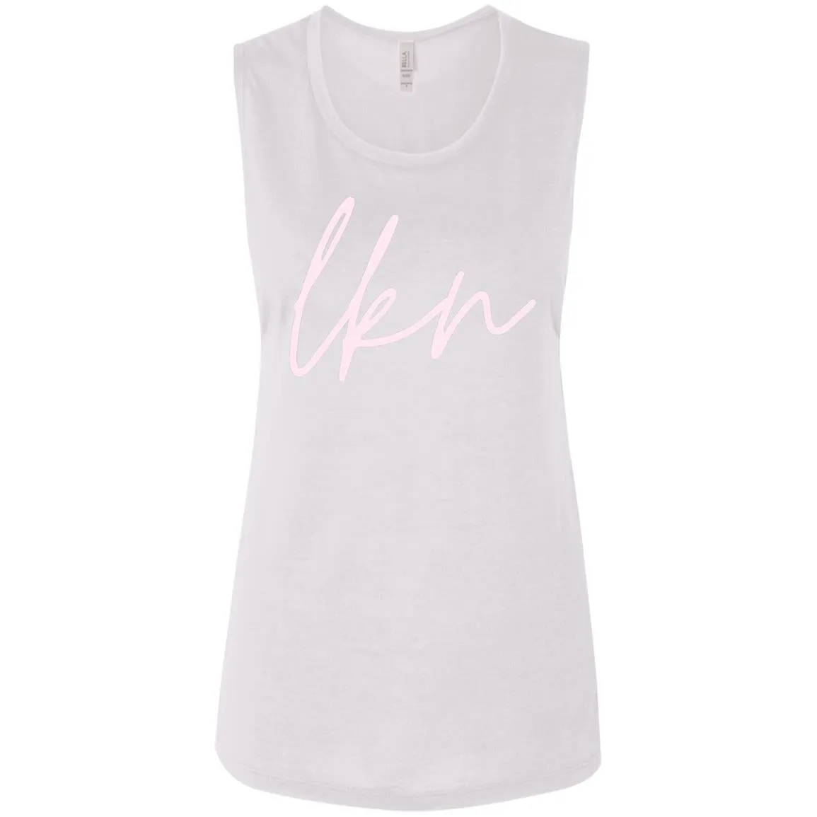 "LKN- PINK" Flowy Muscle Tank