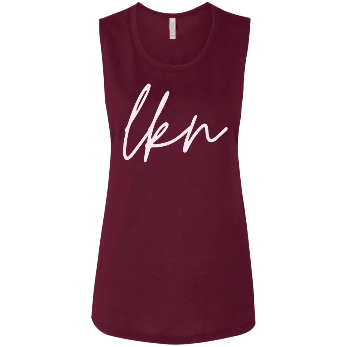 "LKN- PINK" Flowy Muscle Tank