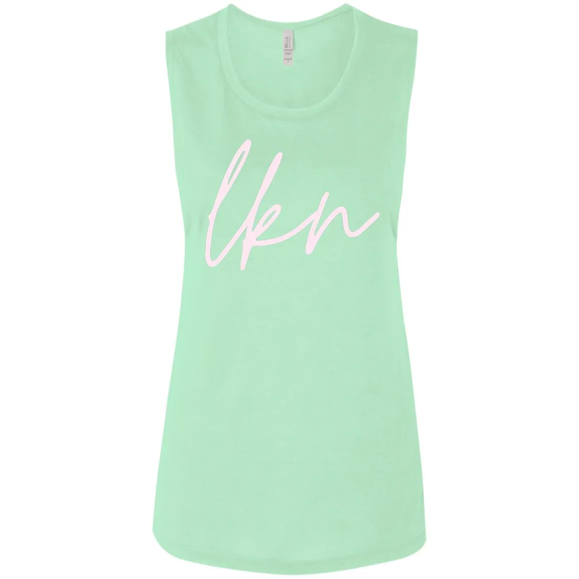 "LKN- PINK" Flowy Muscle Tank