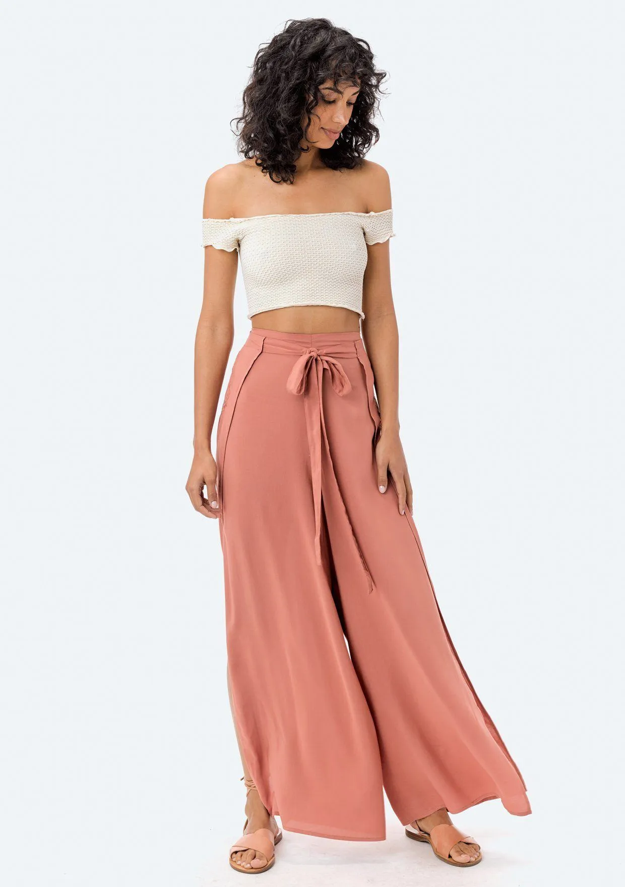 Rani Embroidered Wrap Pant