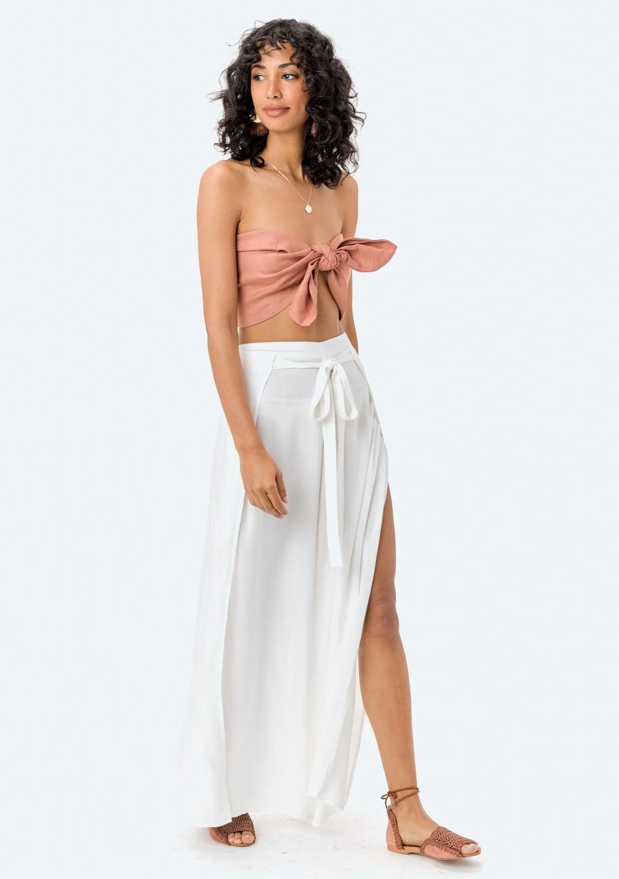 Rani Embroidered Wrap Pant