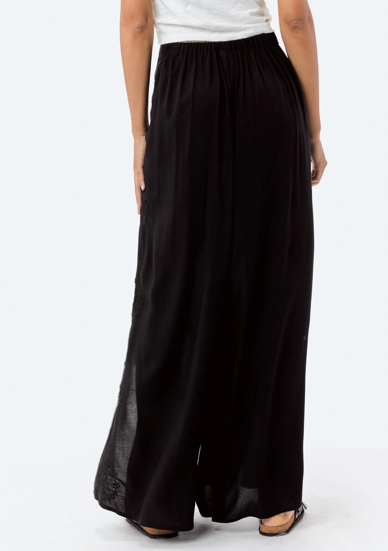 Rani Embroidered Wrap Pant