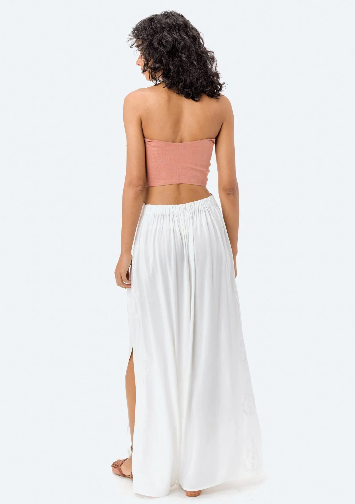 Rani Embroidered Wrap Pant