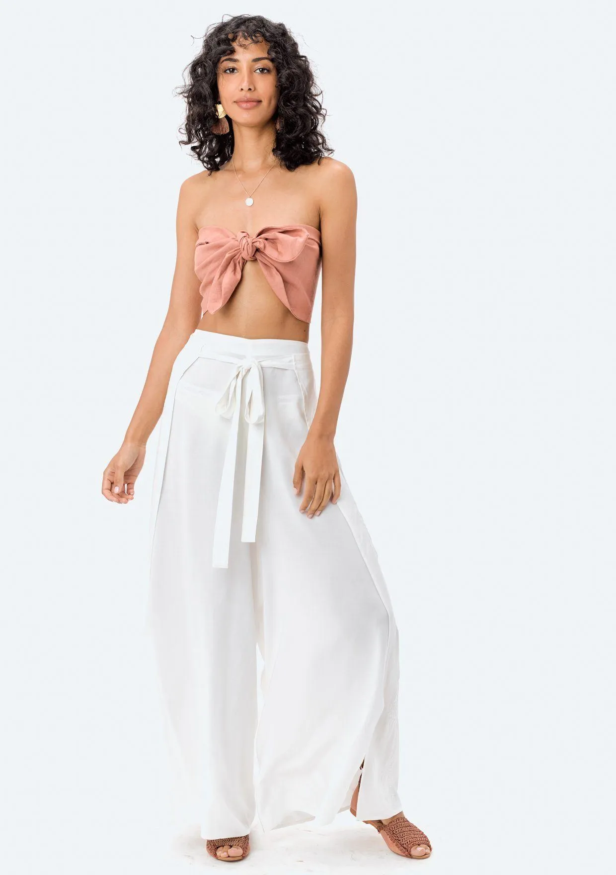 Rani Embroidered Wrap Pant