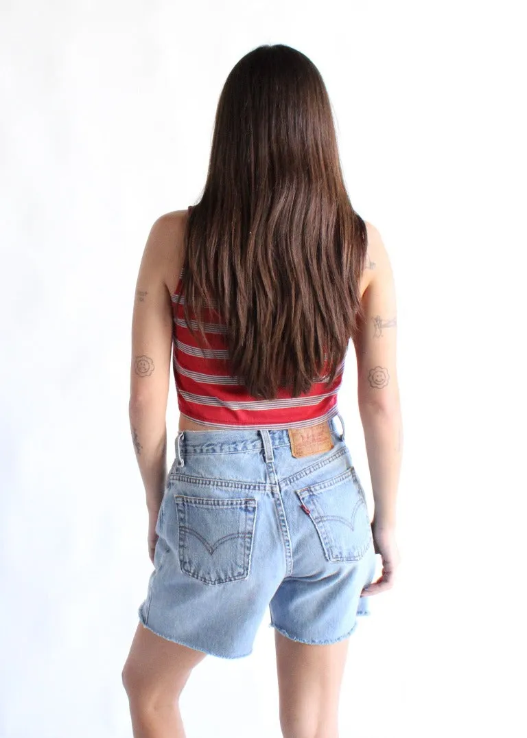 RCYCLD Crop Polo Tank T0439