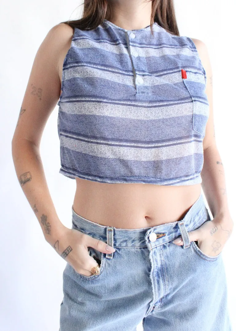 RCYCLD Crop Polo Tank T1211