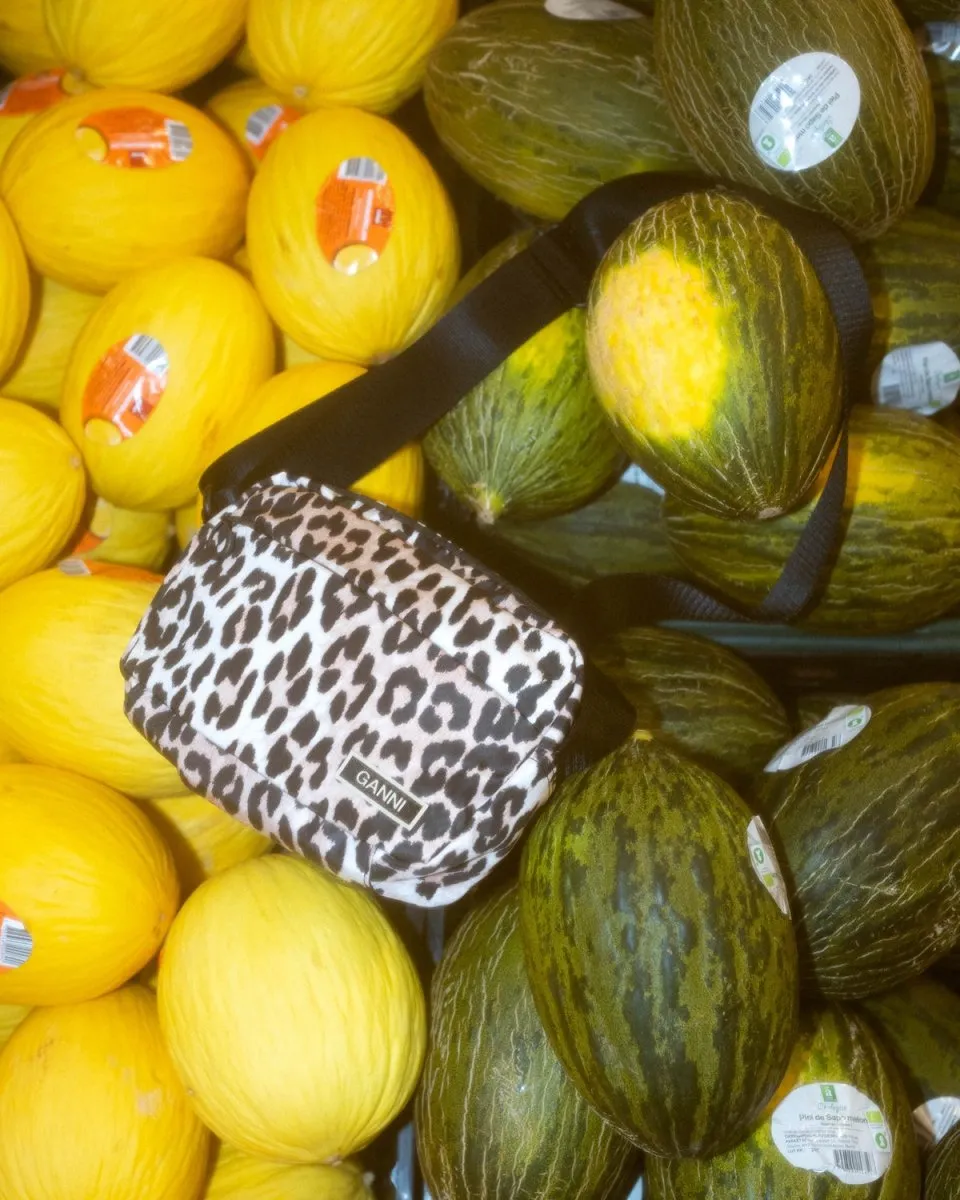 Recycled Tech Festival Bag - Leopard