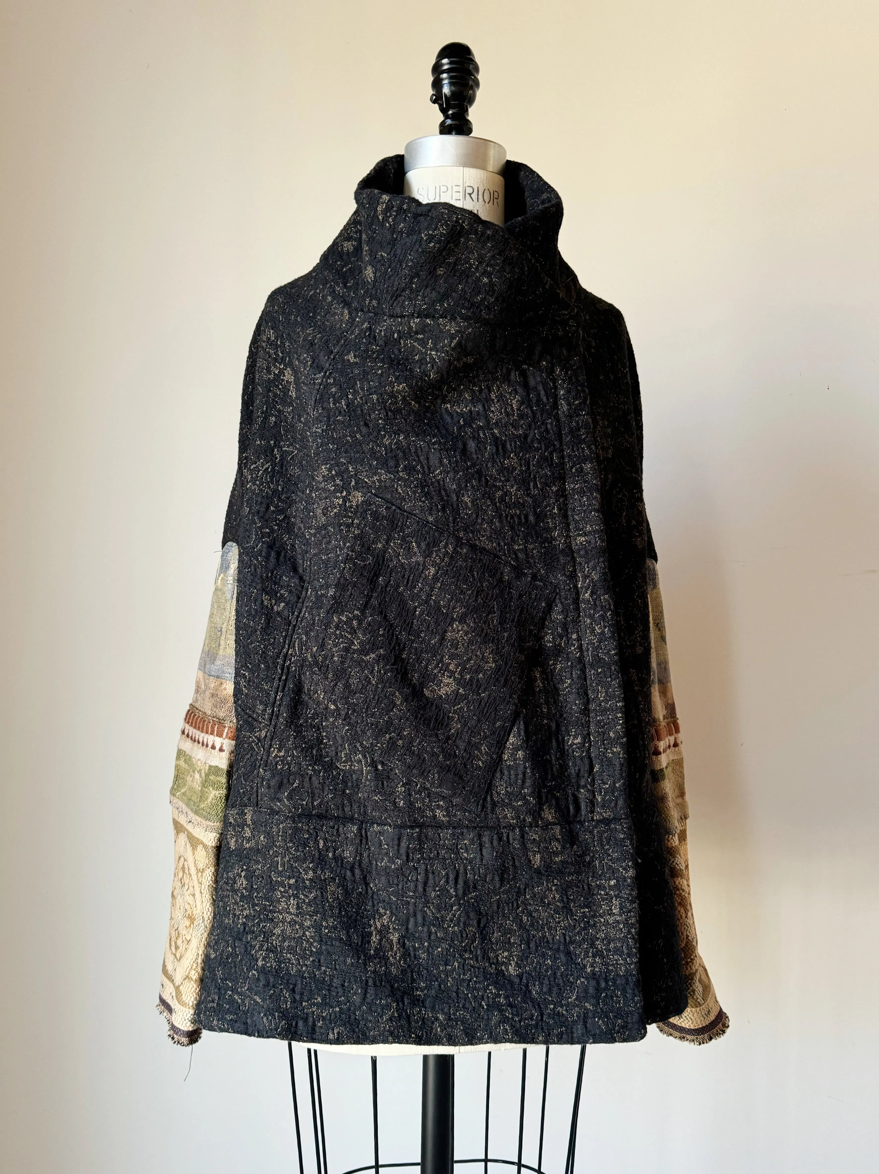 reverse tapestry sleeve cocoon