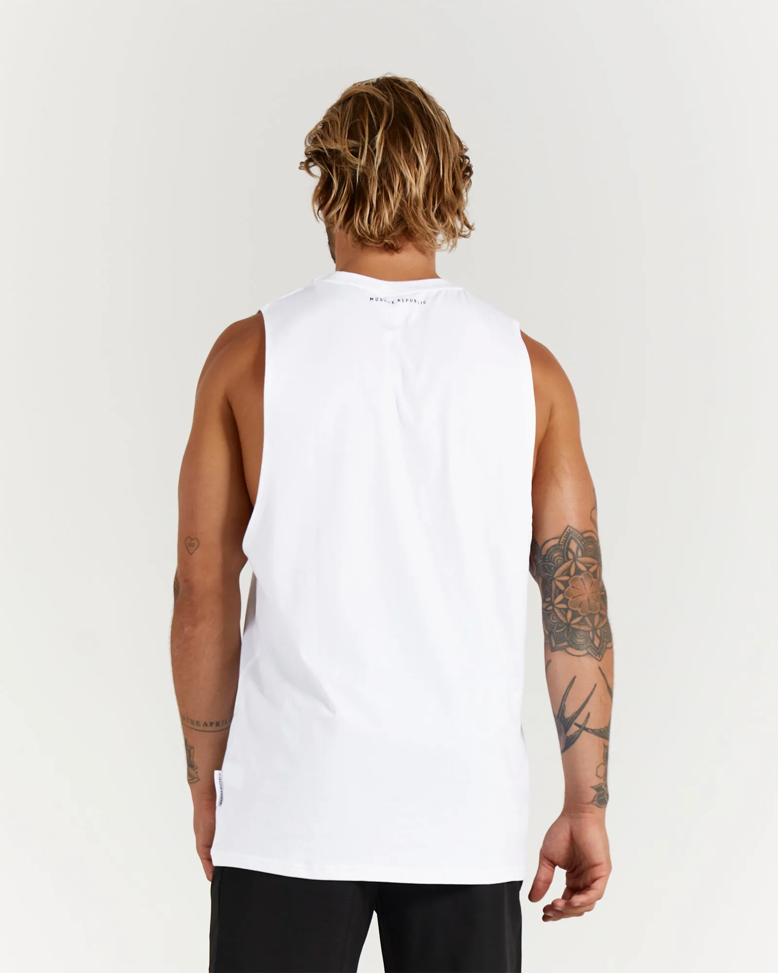 ROCKY MUSCLE TANK - WHITE