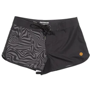 Smoke Show Hybrid Women's Boardshort - Shadow Swirl