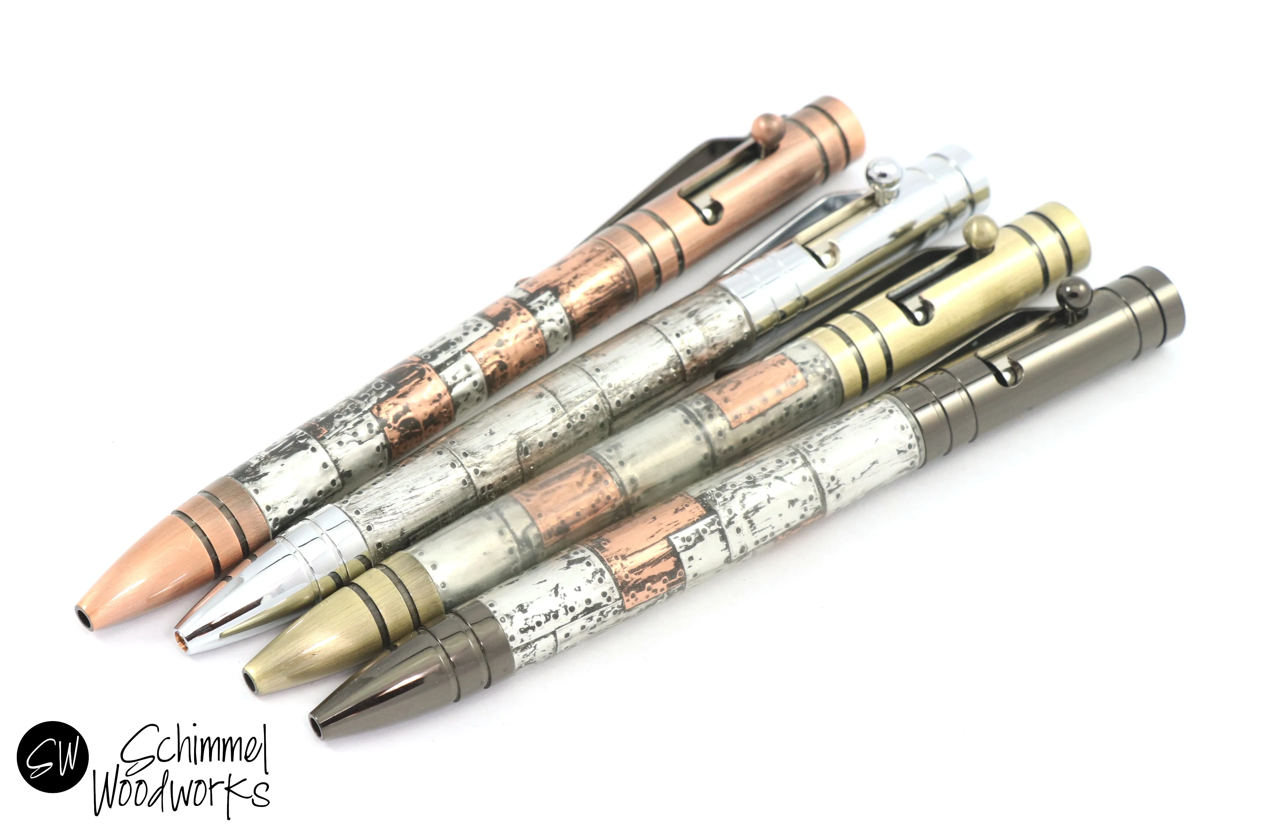 Steampunk Bolt Action Pen - multiple finishes available
