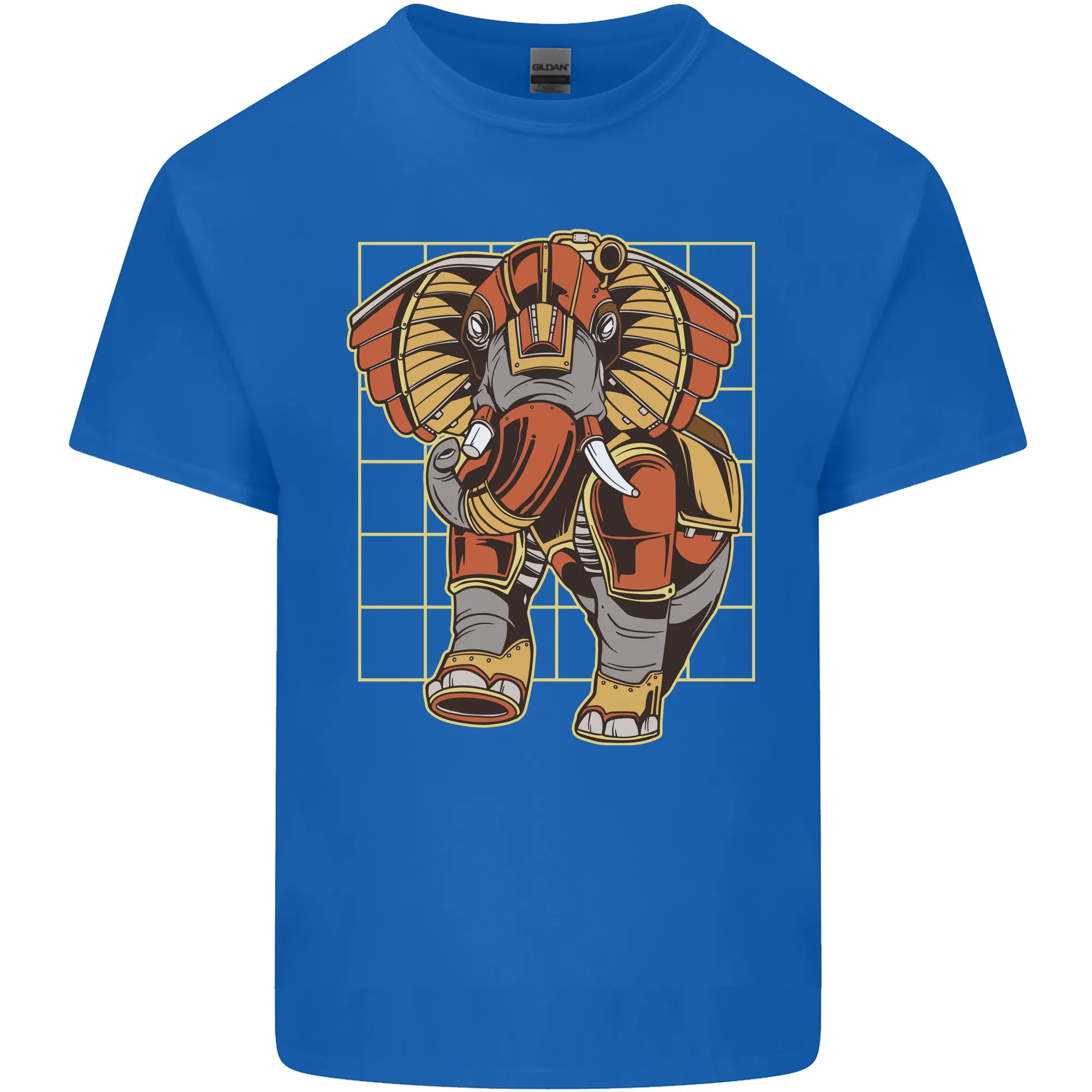 Steampunk Elephant Mens Light Cotton T-Shirt