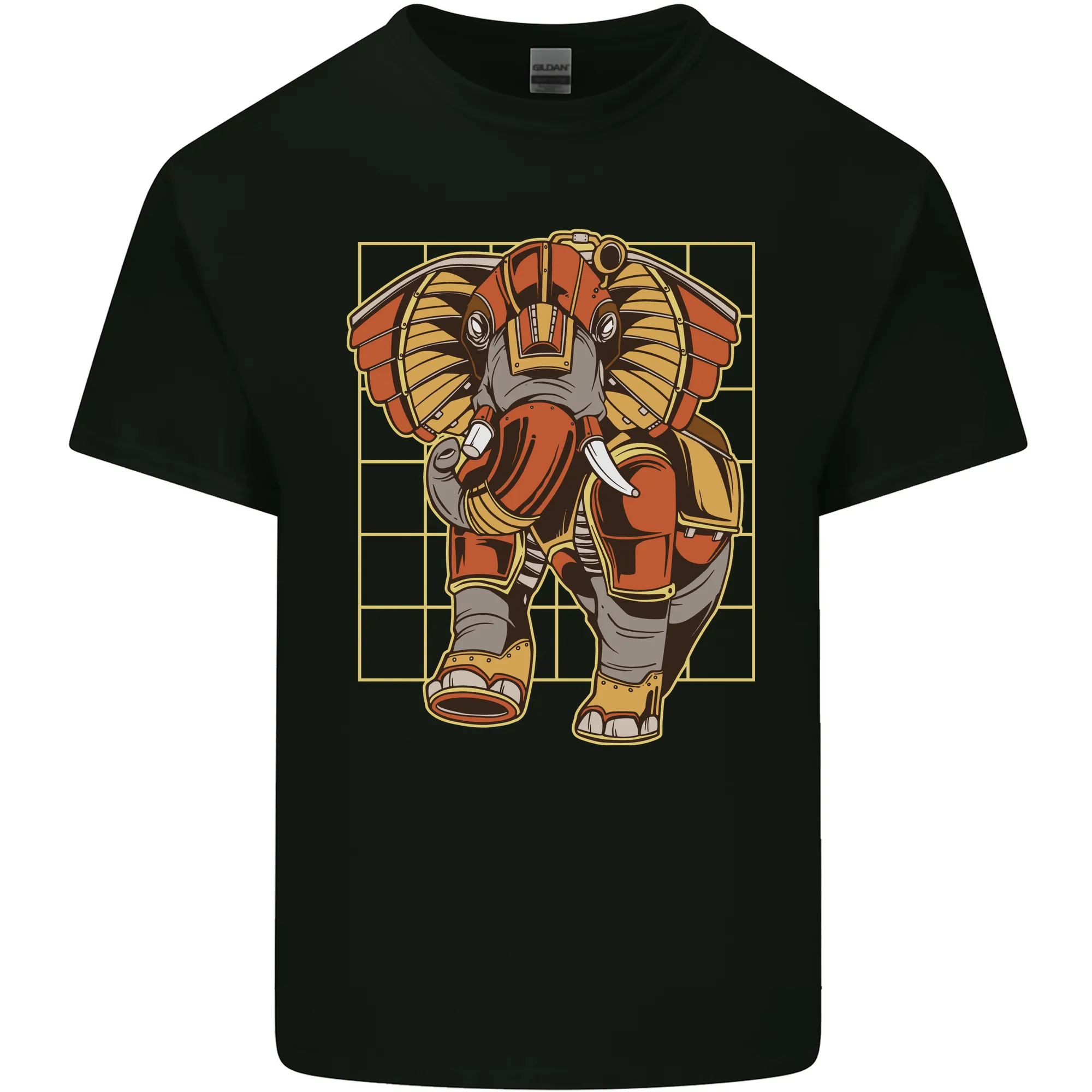 Steampunk Elephant Mens Light Cotton T-Shirt