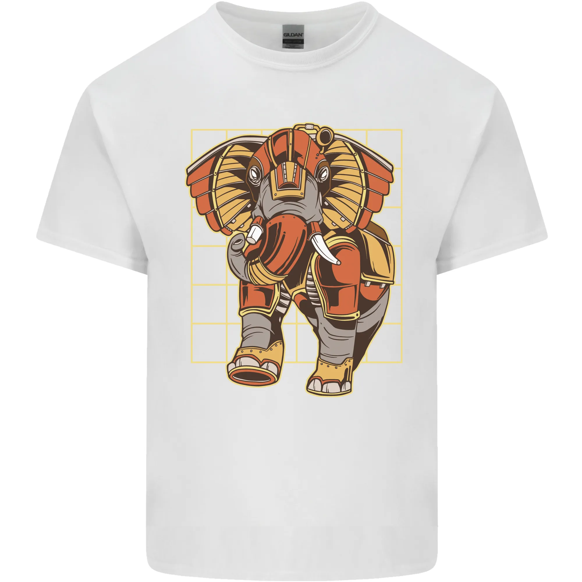 Steampunk Elephant Mens Light Cotton T-Shirt