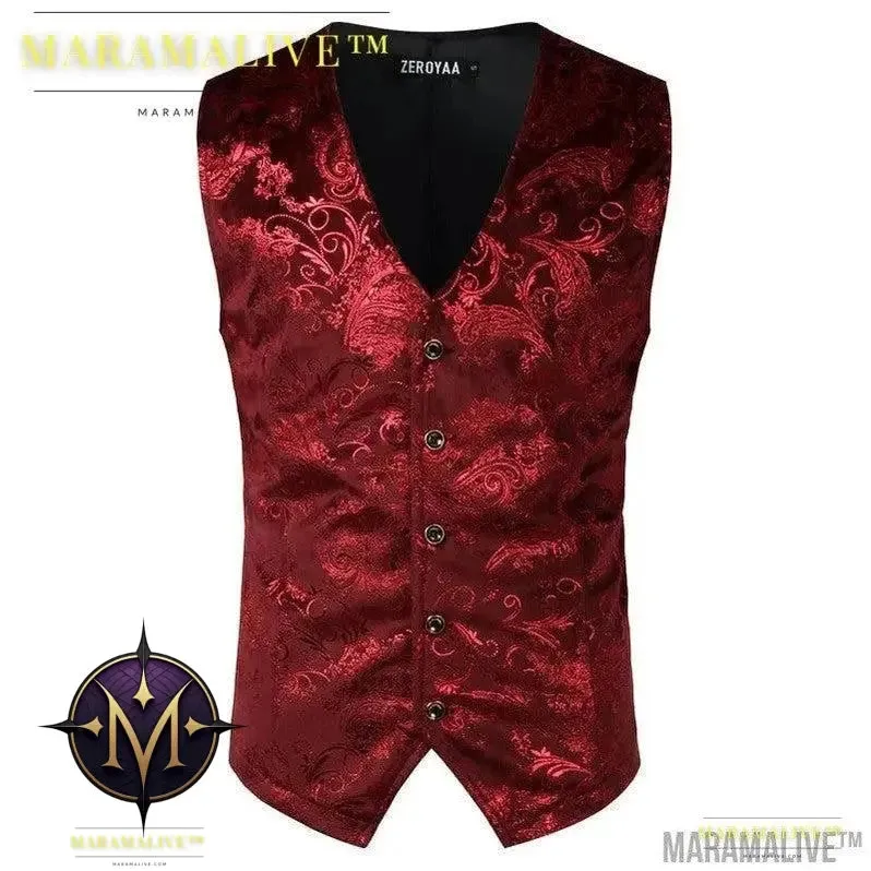 Steampunk Gold Vest for Grooms for Blingin' Wedding Day