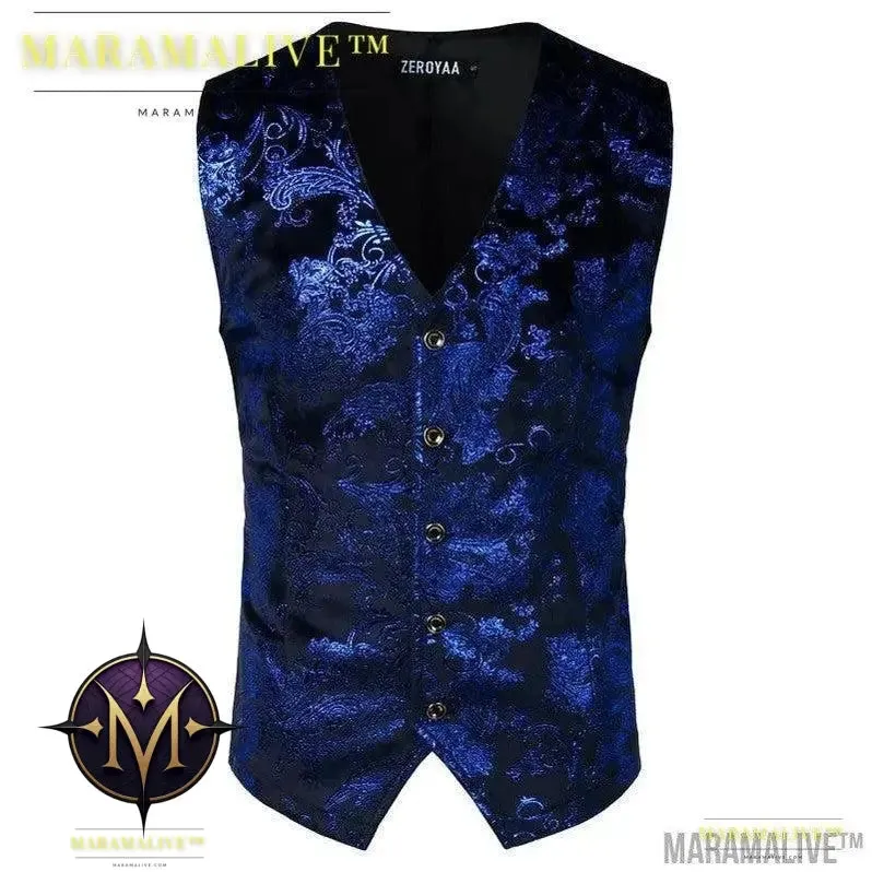 Steampunk Gold Vest for Grooms for Blingin' Wedding Day