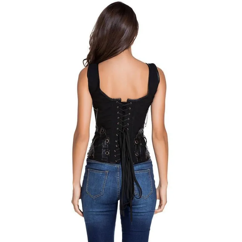 Steampunk Leather Corset – 5 Sizes