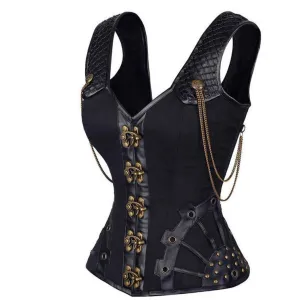 Steampunk Leather Corset – 5 Sizes